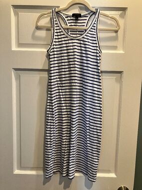 J.Crew striped racerback dress